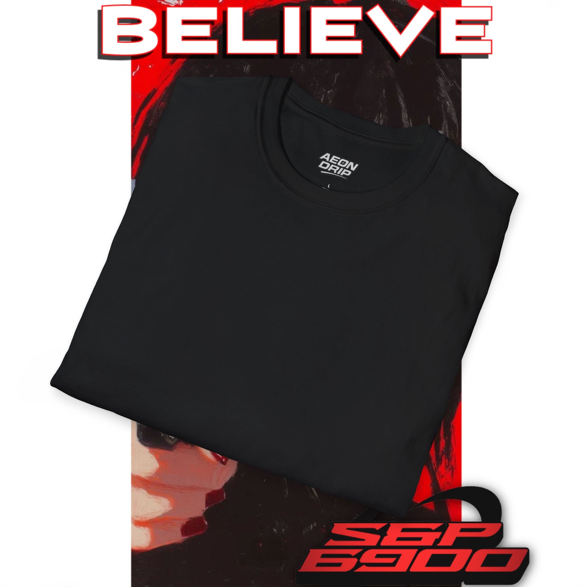 "Believe" SPX Vision Tee - Red Aesthetic Edition