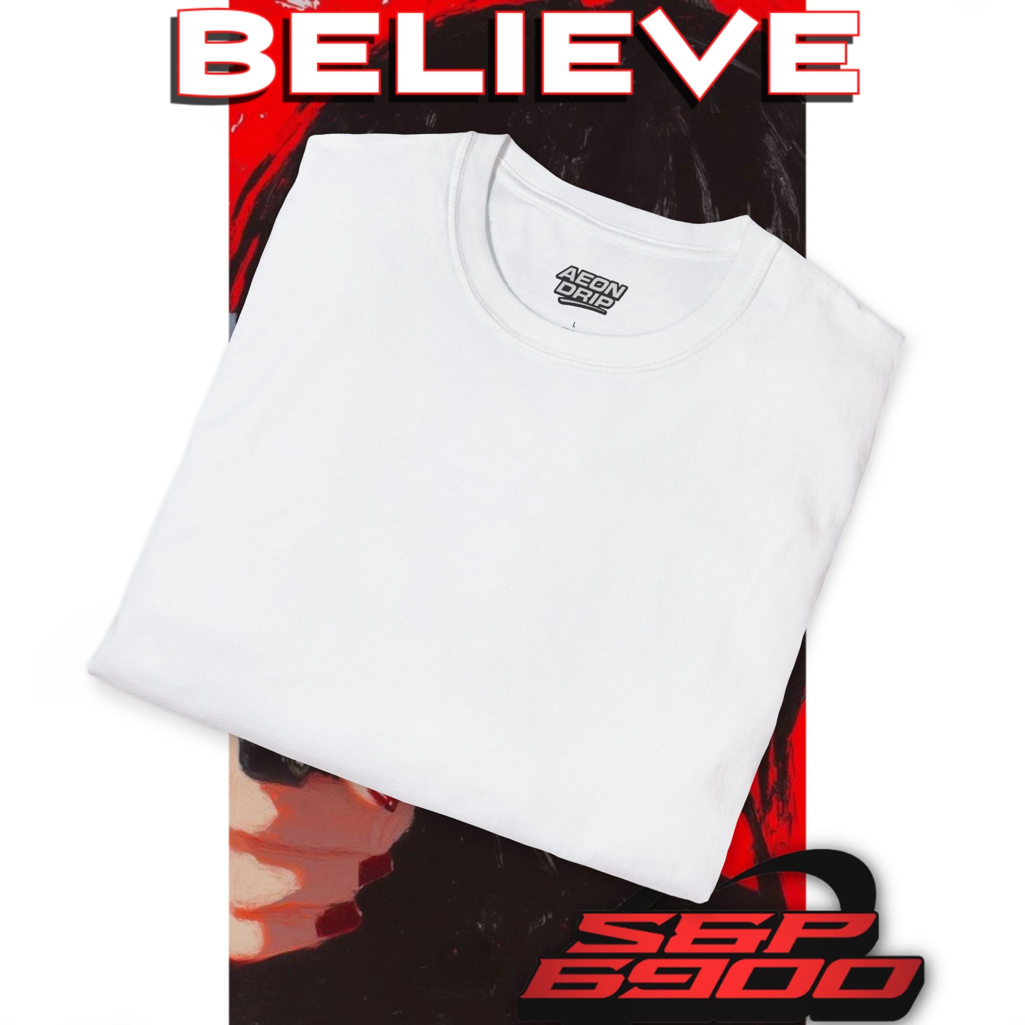 "Believe" SPX Vision Tee - Red Aesthetic Edition