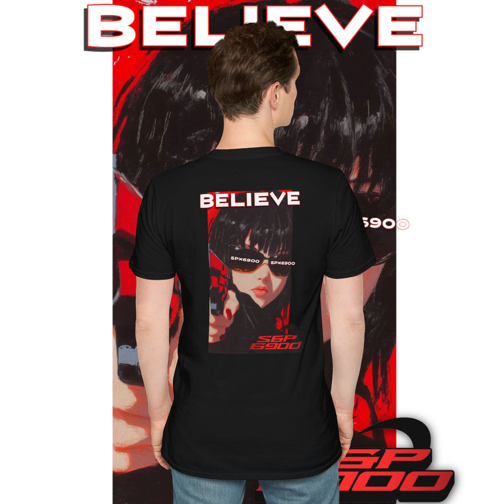 "Believe" SPX Vision Tee - Red Aesthetic Edition