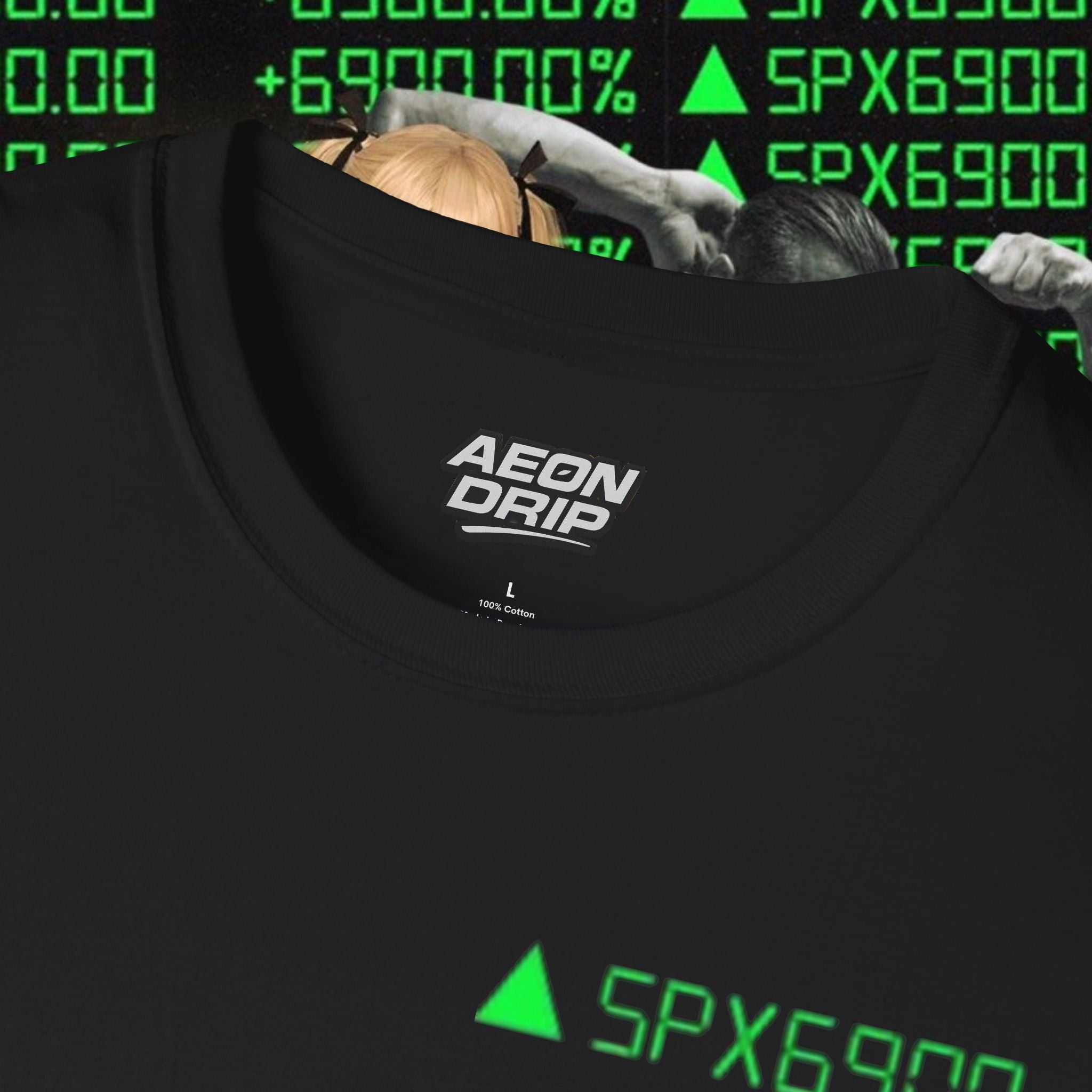 SPX6900 To The Moon Tee - Green Candle Edition