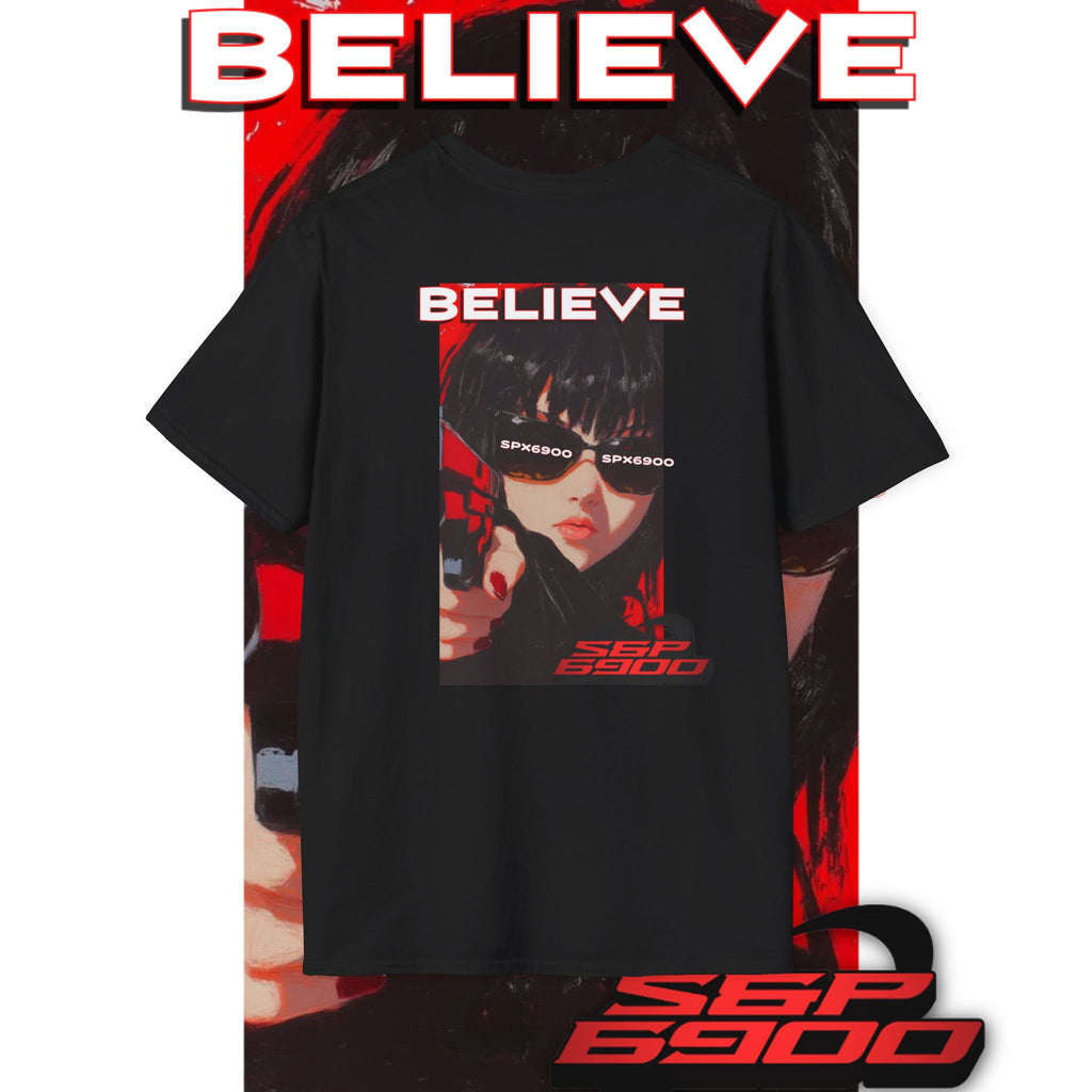 "Believe" SPX Vision Tee - Red Aesthetic Edition