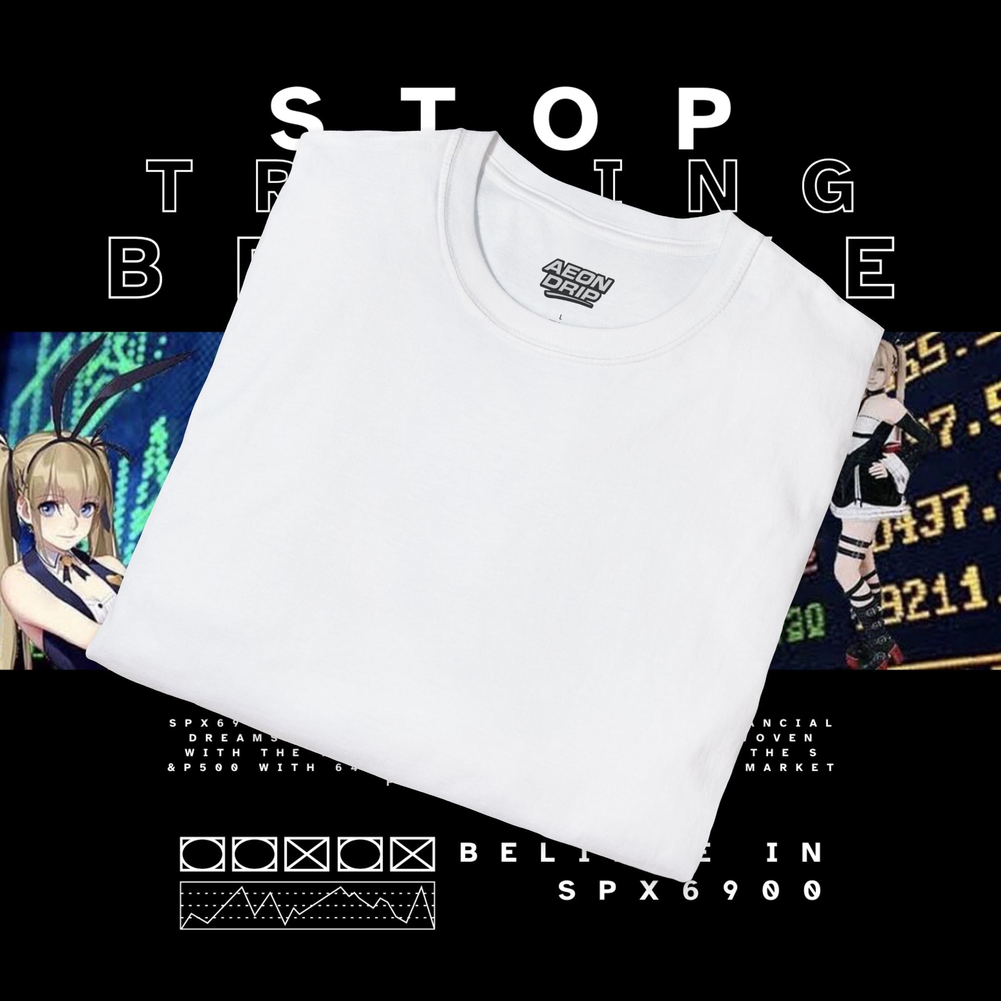 "Stop Trading, Believe" Manifesto Tee - SPX6900 Movement Edition